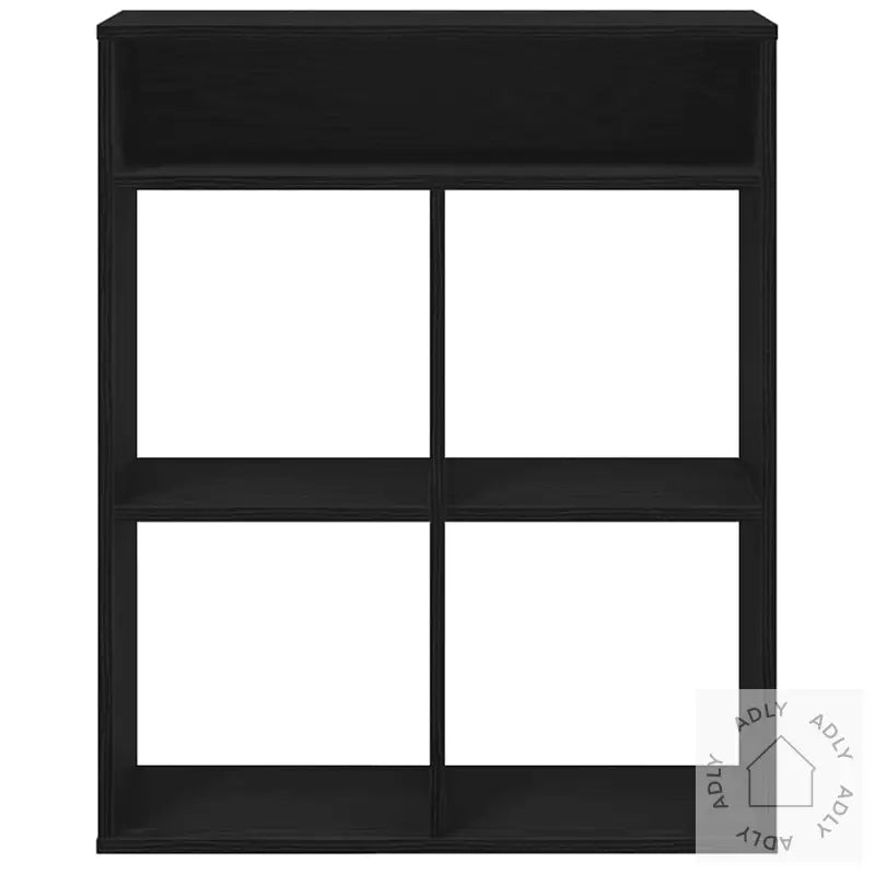 Bokhylle Svart 66X31X80 Cm Konstruert Tre