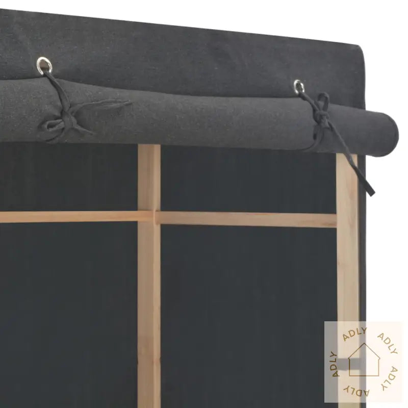 Garderobeskap 3 Etasjer Grå 79X40X170 Cm Stoff