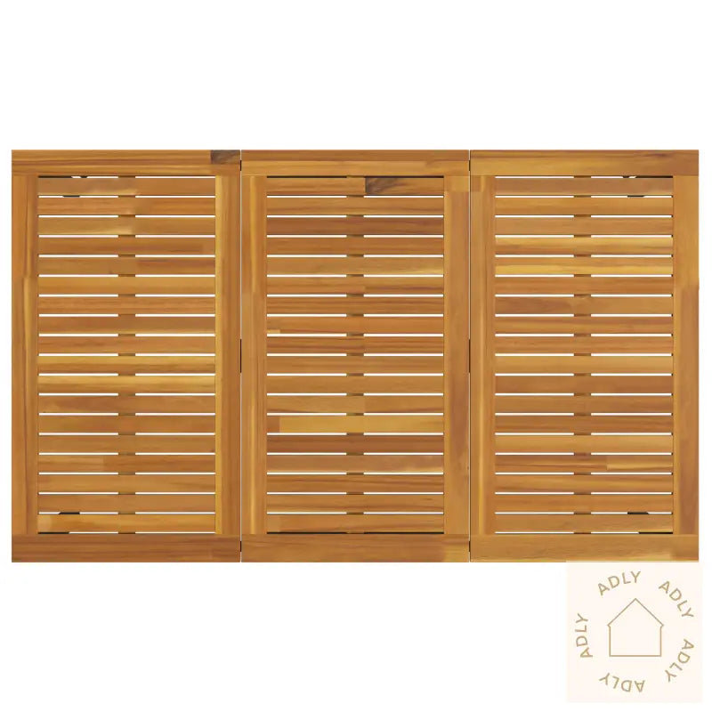 5 Delt Hage Spisegruppe Beige Poly Rattan Akasie