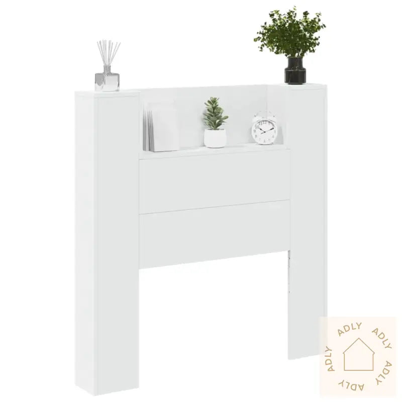 Hodegavl Skap Med Led Hvit 100X16,5X103,5 Cm