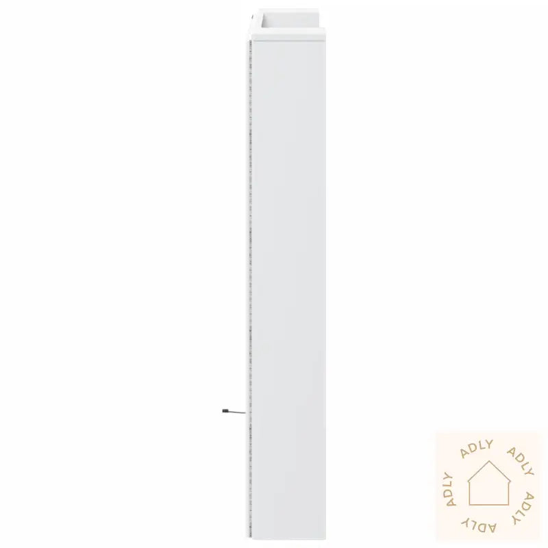Hodegavl Skap Med Led Hvit 100X16,5X103,5 Cm