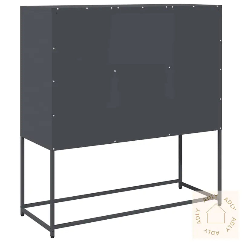 Skjenk Antrasitt 100,5X39X107 Cm Kaldvalset Stål