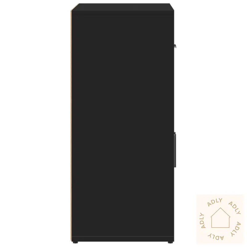 Skjenker 2 Svart 60X31X70 Cm Konstruert Tre