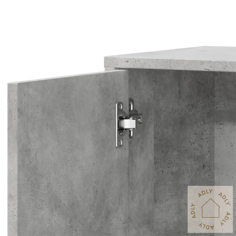 Skjenker 2 Betonggrå 60X31X70 Cm Konstruert Tre