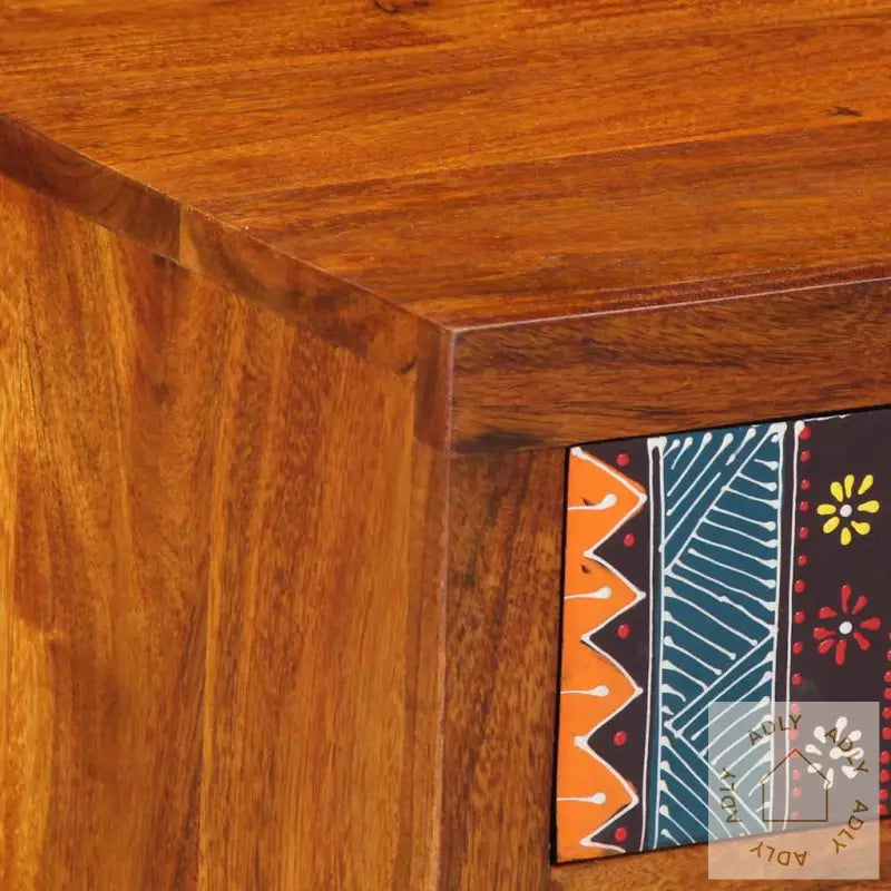 Nattbord 2 Stk 40X35X45 Cm Heltre Akasie