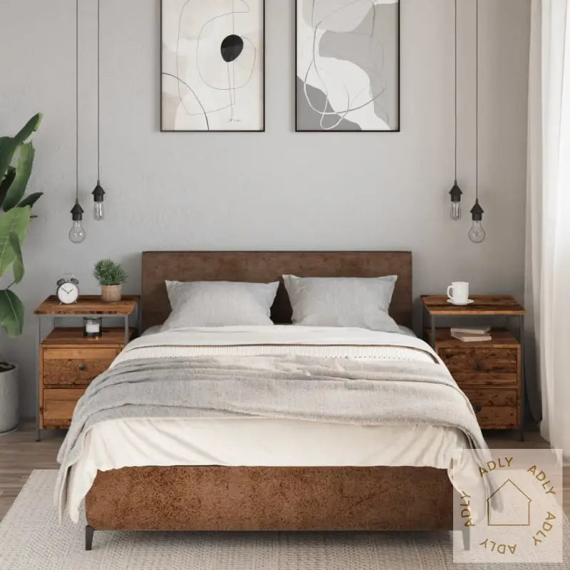 Nattbord 2 Stk Gammelt Tre 44X45X60 Cm Konstruert Tre