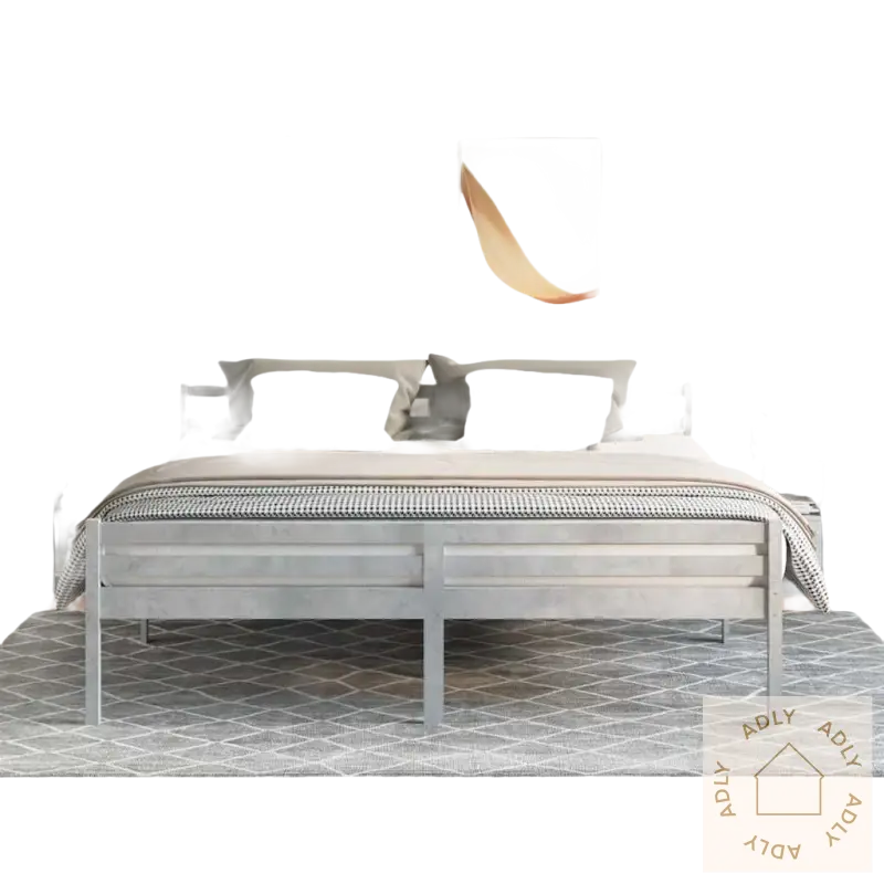 Gray trebunnramme fra stilfulle nattbord med praktisk oppbevaring til soverommet