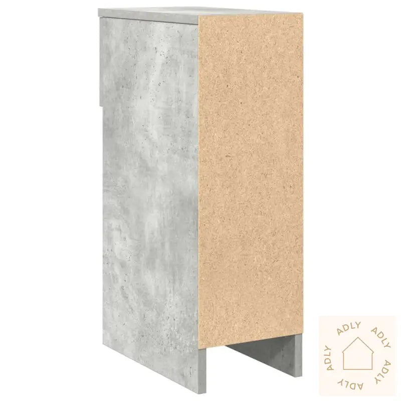 Nattbord Med Skuff 2 Stk Betonggrå 20X36X60 Cm