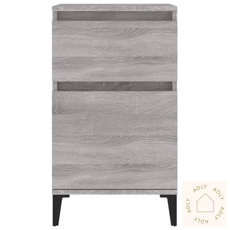 Nattbord 2 Stk Grå Sonoma 40X35X70 Cm