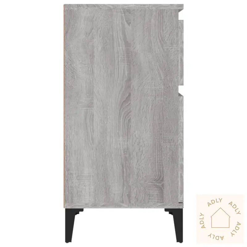 Nattbord 2 Stk Grå Sonoma 40X35X70 Cm