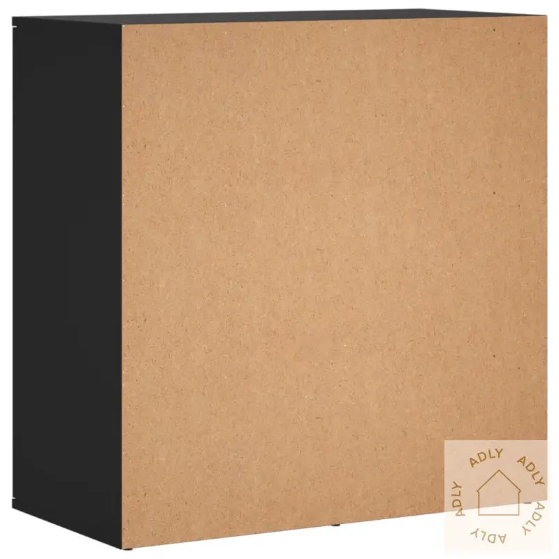 Skjenker 2 Stk Svart 79X38X80 Cm Konstruert Tre