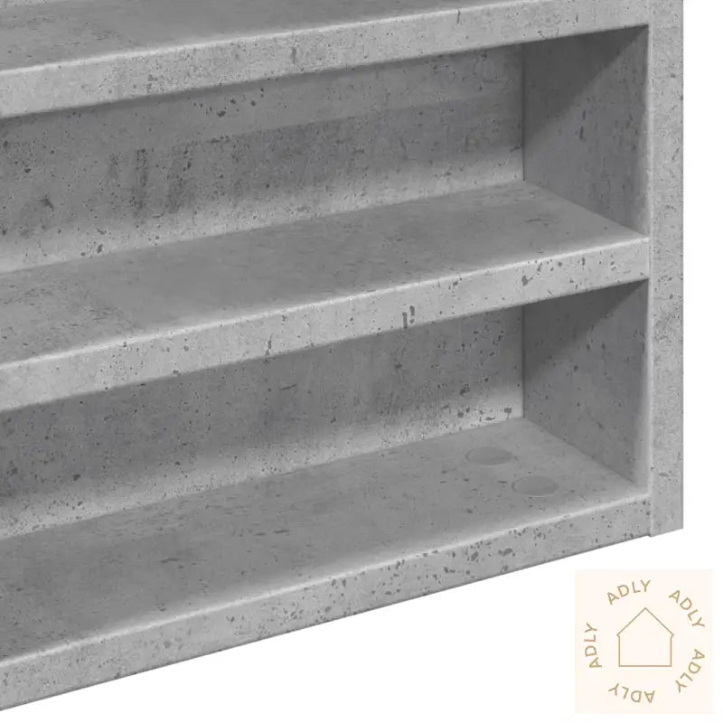 Hylle Betonggrå 60X8,5X58 Cm Konstruert Tre