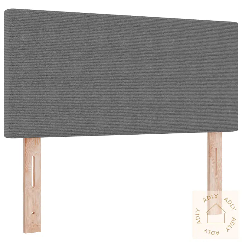 Led Hodegavl Enkelt Design Lys Grå 80 Cm Corduroy Stoff