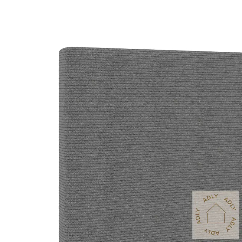 Led Hodegavl Enkelt Design Lys Grå 80 Cm Corduroy Stoff
