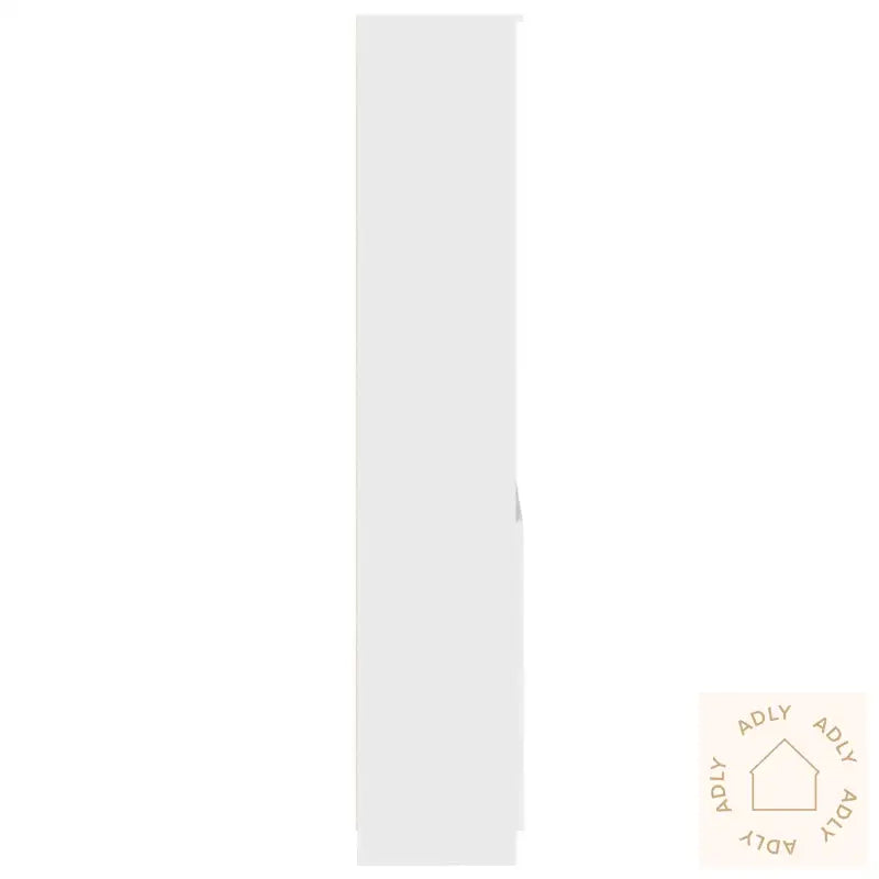 Highboard Hvit 70X35X180 Cm Konstruert Tre