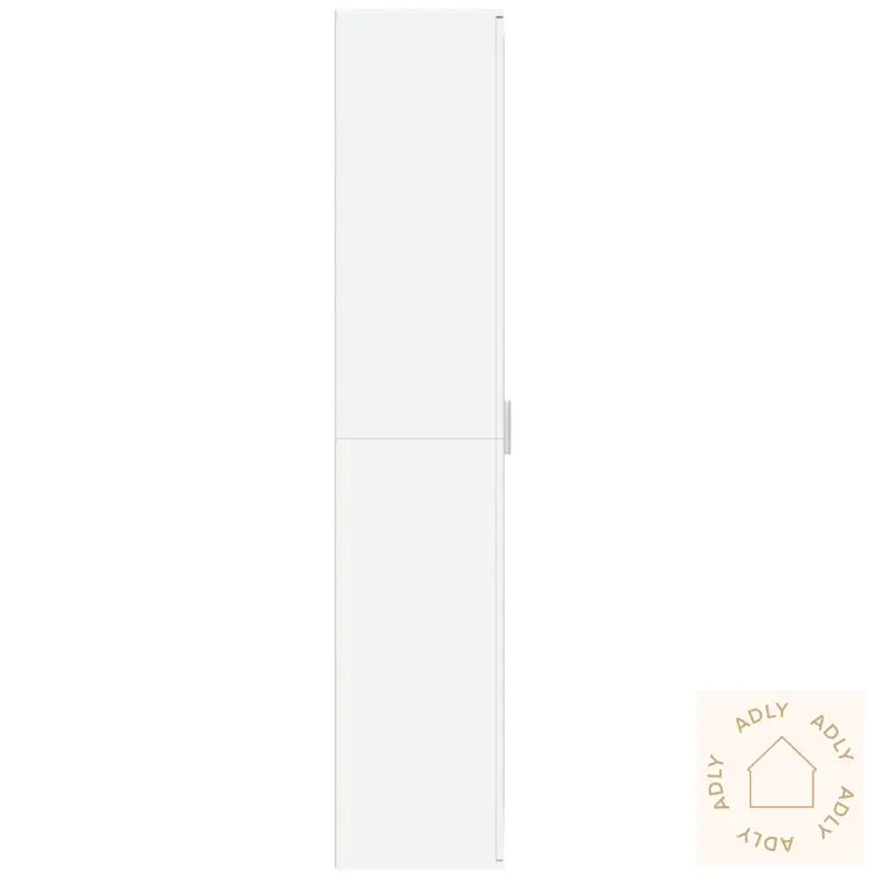Highboard Hvit 70X35X180 Cm Konstruert Tre