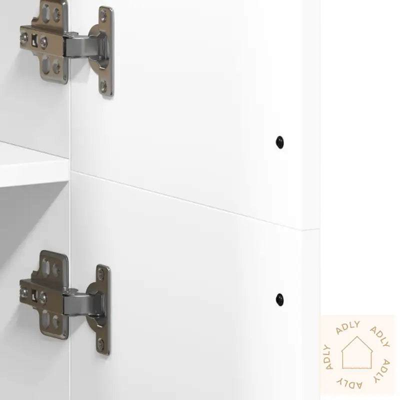 Highboard Hvit 70X35X180 Cm Konstruert Tre