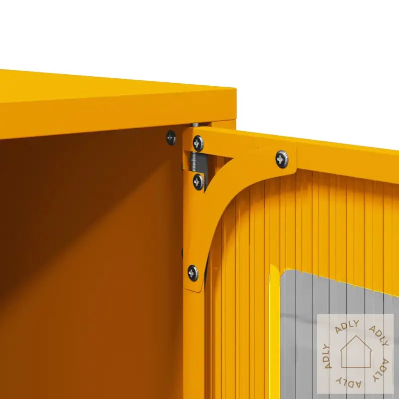 Highboard Sennep Gul 68X39X107 Cm Stål