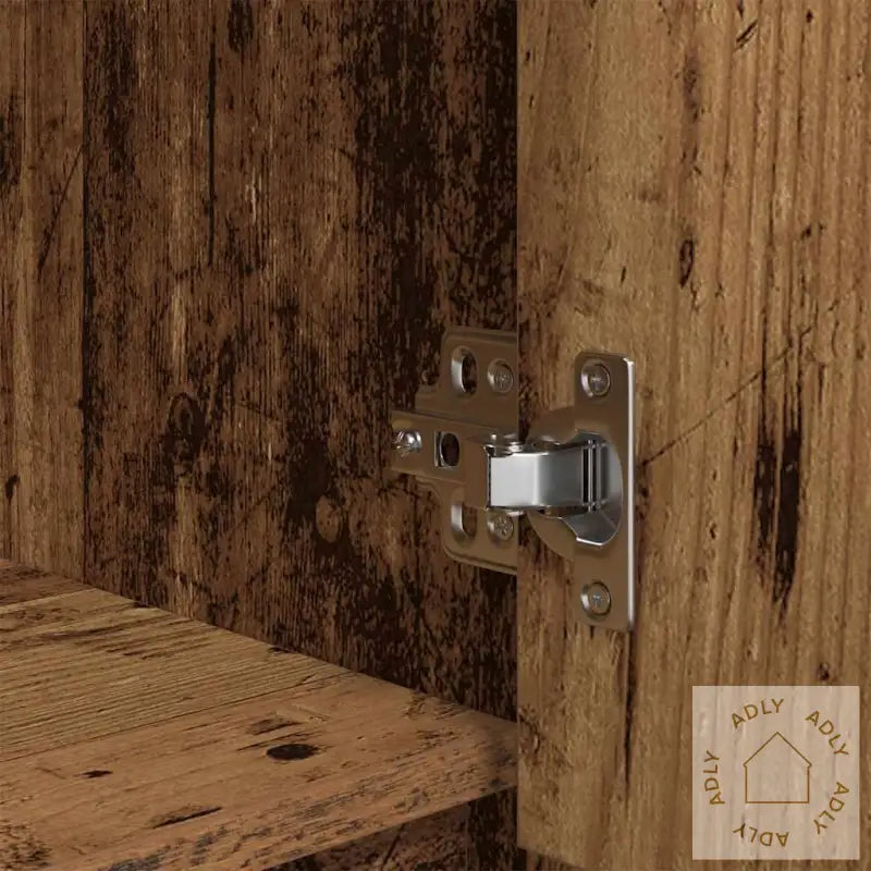 Highboard Gammelt Tre 29,5X34X119,5 Cm Konstruert Tre