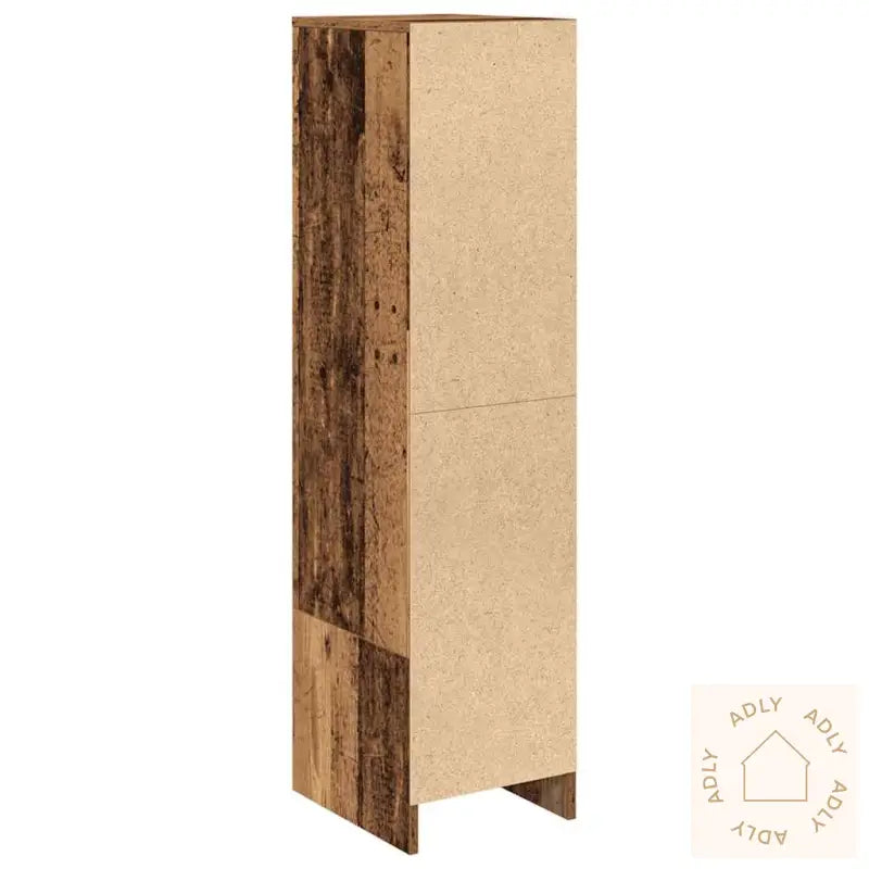 Highboard Gammelt Tre 29,5X34X119,5 Cm Konstruert Tre