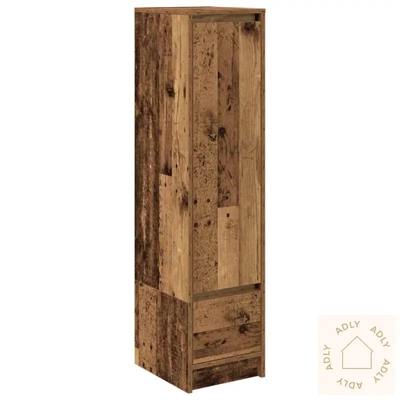 Highboard Gammelt Tre 29,5X34X119,5 Cm Konstruert Tre
