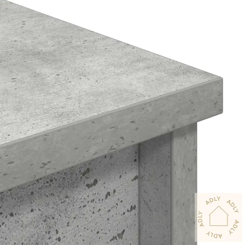 Highboard Betonggrå 70X35X180 Cm Konstruert Tre