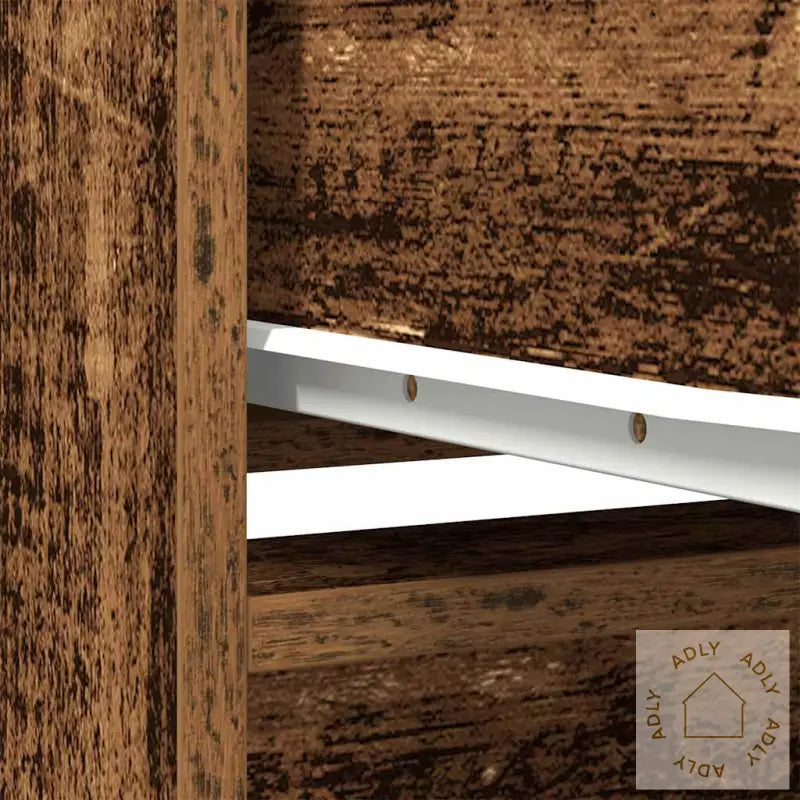 Highboard Gammelt Tre 29,5X34X119,5 Cm Konstruert Tre