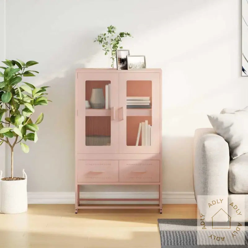 Highboard Rosa 68X39X111,5 Cm Stål