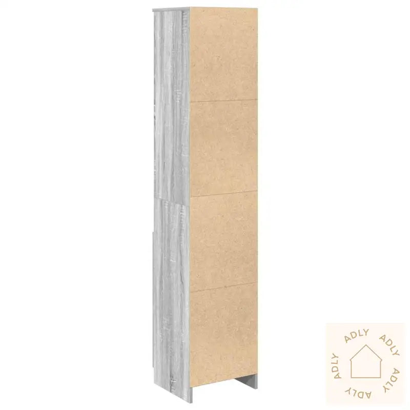 Høybord Grå Sonoma 37,5X35X180 Cm Konstruert Tre