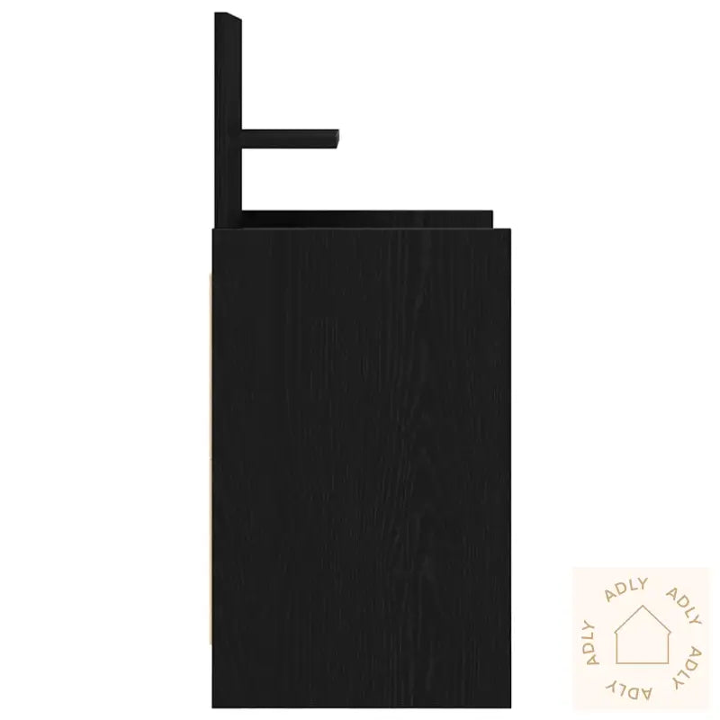Nattskap Med 2 Skuffer 2 Stk Svart 38X34X80 Cm