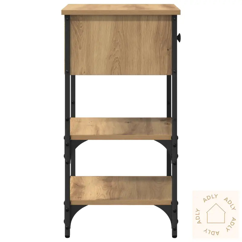 Nattbord Håndverks Eik 34X36X70 Cm Konstruert Tre