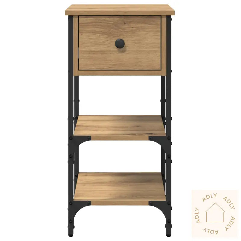 Nattbord Håndverks Eik 34X36X70 Cm Konstruert Tre