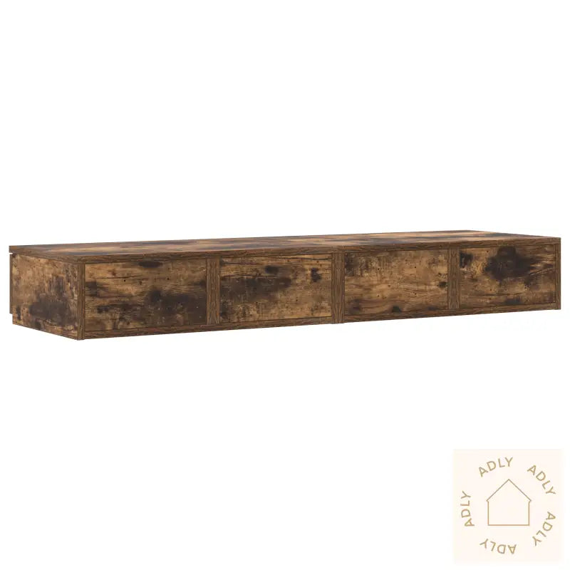 Sengeskuffer Røkt Eik 120X36,5X16,5 Cm Konstruert Tre