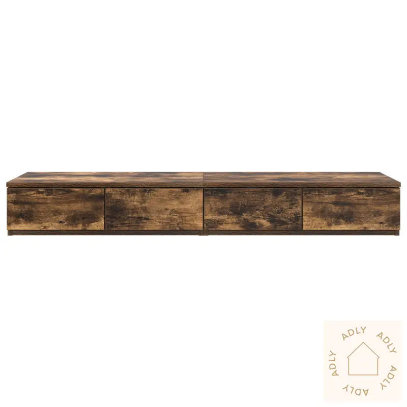 Sengeskuffer Røkt Eik 120X36,5X16,5 Cm Konstruert Tre