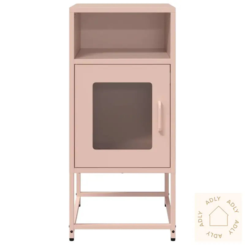 Nattskap Rosa 36X39X78 Cm Kaldvalset Stål
