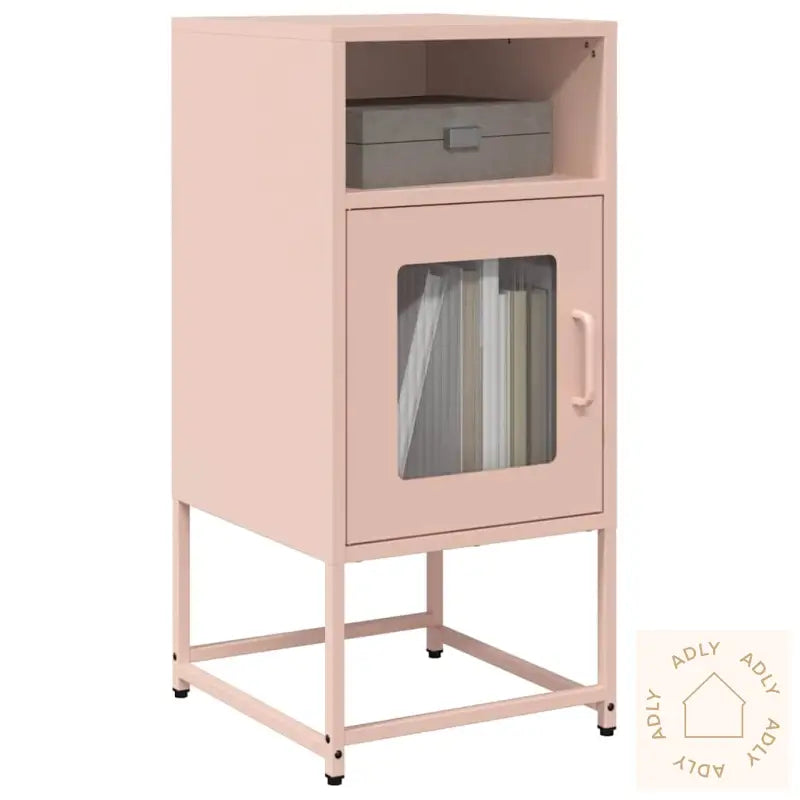 Nattskap Rosa 36X39X78 Cm Kaldvalset Stål