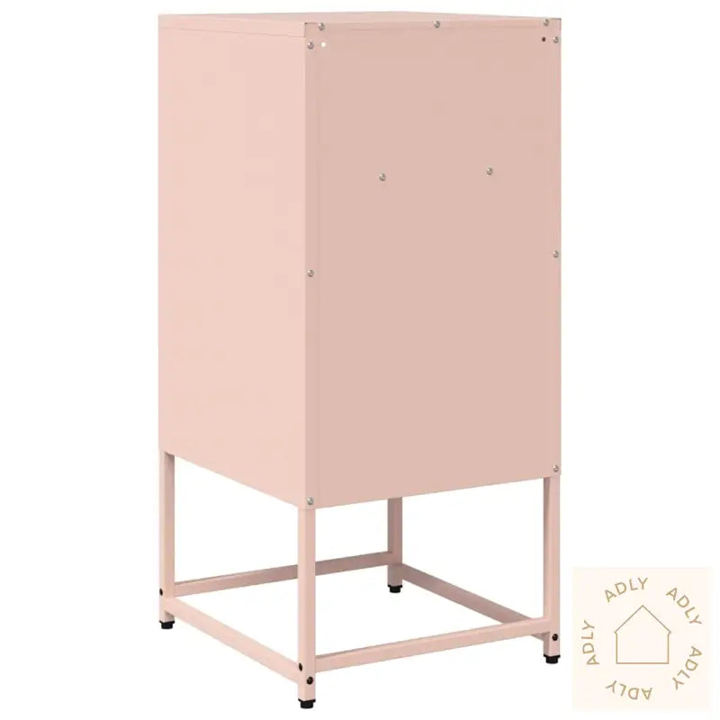 Nattskap Rosa 36X39X78 Cm Kaldvalset Stål