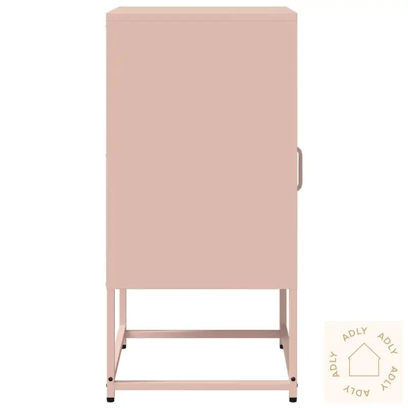 Nattskap Rosa 36X39X78 Cm Kaldvalset Stål