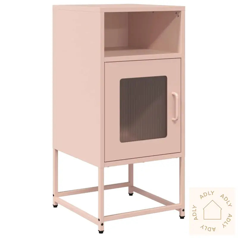 Nattskap Rosa 36X39X78 Cm Kaldvalset Stål