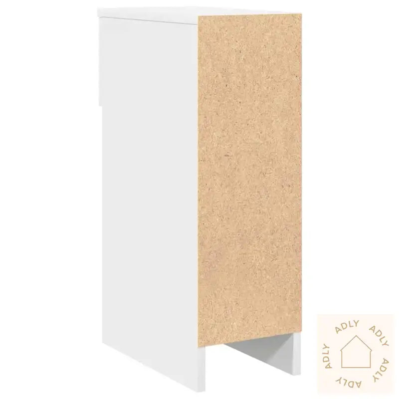 Nattbord Med Skuff Hvit 20X36X60 Cm