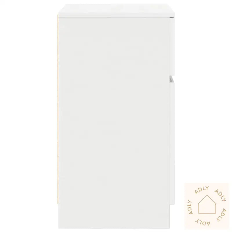 Nattbord 2 Stk Hvit 39X35X65 Cm Konstruert Tre