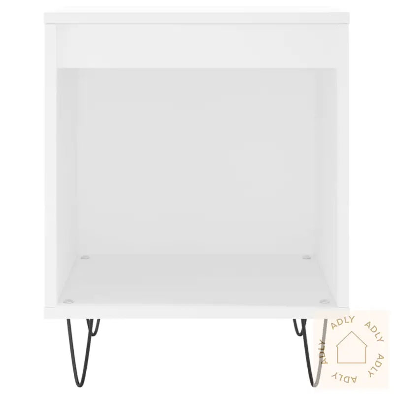 Nattbord Hvit 40X35X50 Cm Konstruert Tre