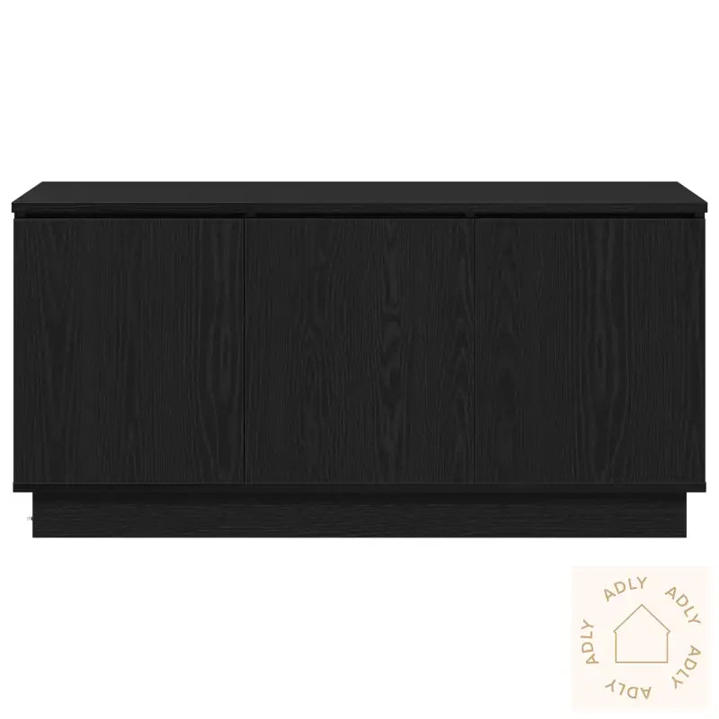 Tv-Skap Svart 100X38X49 Cm Konstruert Tre