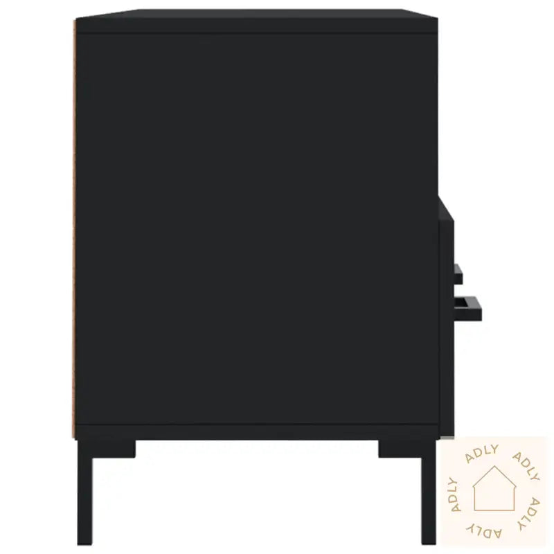 Tv-Benk Svart 102X36X50 Cm Konstruert Tre