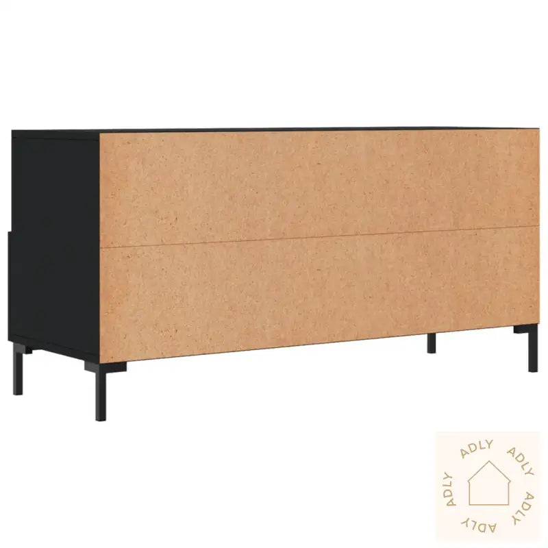 Tv-Benk Svart 102X36X50 Cm Konstruert Tre