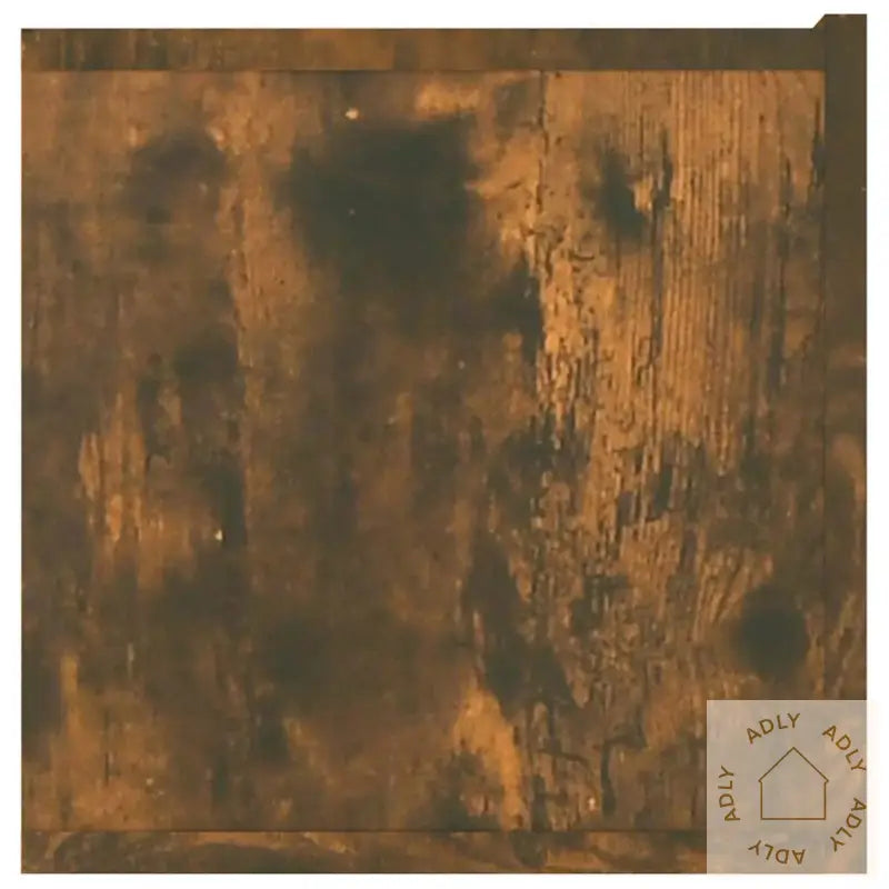 Tv-Benker 2 Stk Røkt Eik 80X30X30 Cm Konstruert Tre