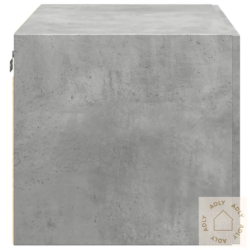 Veggskap Betonggrå 80X42,5X40 Cm Konstruert Tre
