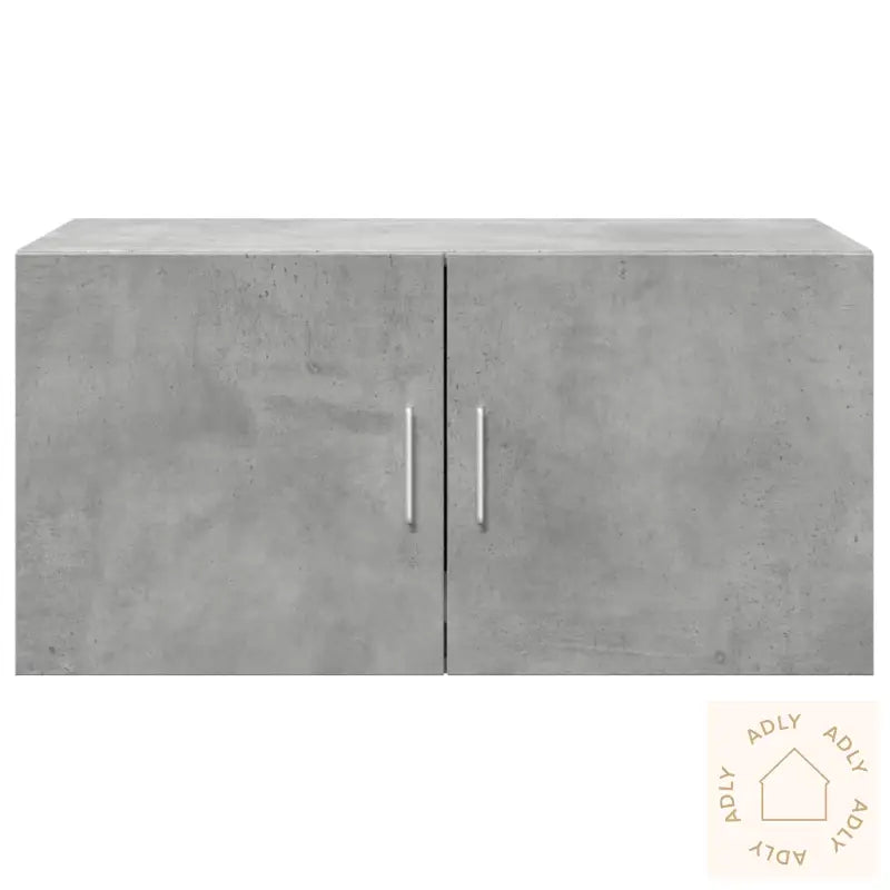 Veggskap Betonggrå 80X42,5X40 Cm Konstruert Tre
