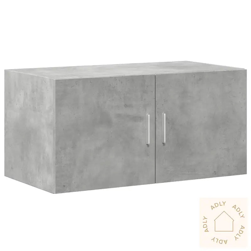 Veggskap Betonggrå 80X42,5X40 Cm Konstruert Tre