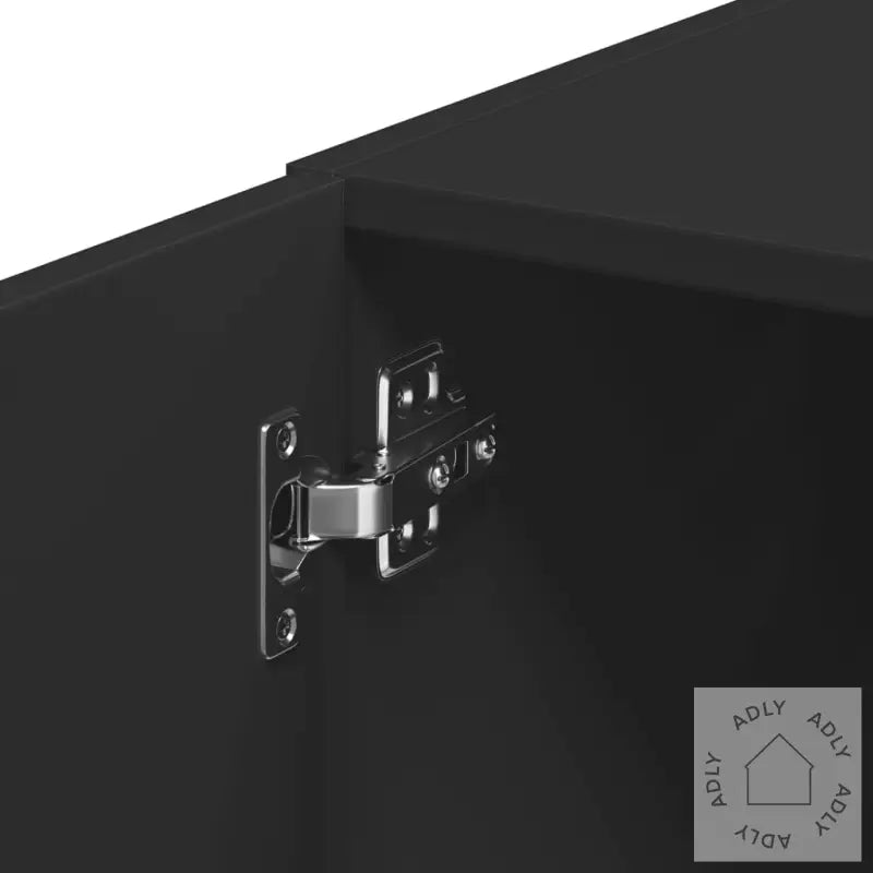 Veggskap Svart 45X42,5X40 Cm Konstruert Tre